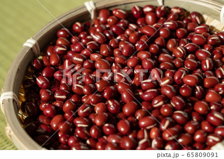 あずき 小豆 豆 (畳) あずき 小豆 豆 (畳) 65809091