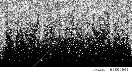 Sparkling silver luxury sparkling confetti. Scatte Sparkling silver luxury sparkling confetti. Scatte 65809641