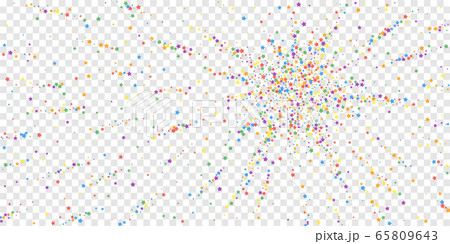 Festive confetti. Celebration stars. Rainbow brigh Festive confetti. Celebration stars. Rainbow brigh 65809643