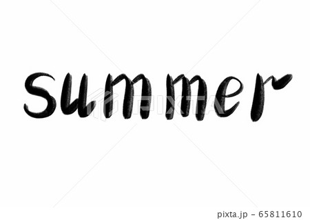summer Hand written text - lettering isolated on white. Coronovirus COVID 19 concept summer Hand written text - lettering isolated on white. Coronovirus COVID 19 concept 65811610