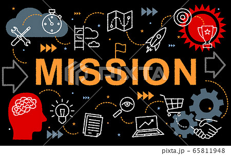 Design of Mission. Infographic idea of making creative products Design of Mission. Infographic idea of making creative products 65811948