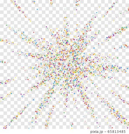 Festive confetti. Celebration stars. Colorful conf Festive confetti. Celebration stars. Colorful conf 65813485