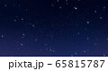 Sky stars, starry night dark blue background with 65815787