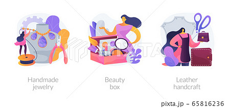 Handmade startup abstract concept vector illustrations. 65816236