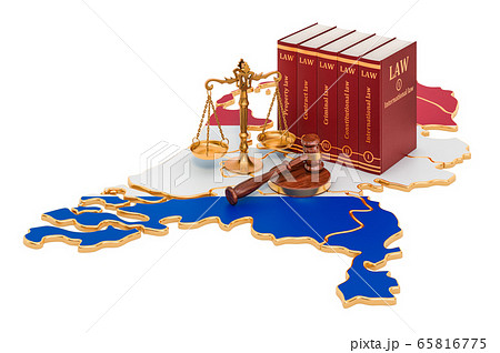 Law and justice in the Netherlands concept 65816775