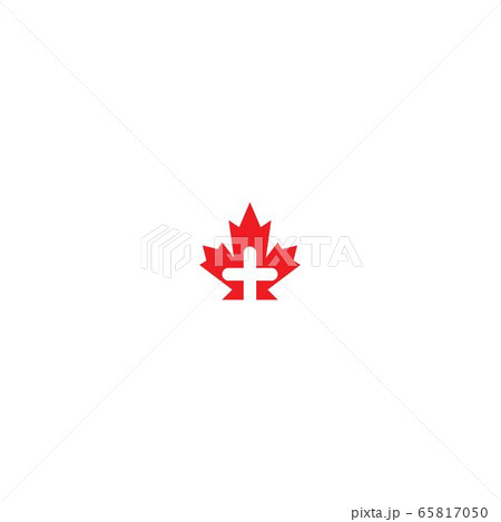 Maple leaf medical pharmacy logo icon 65817050