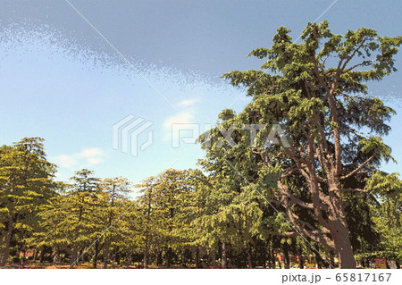 ざらざら仕上・鶴舞公園点景 65817167