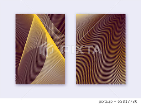 Cover design template set. Abstract lines modern b Cover design template set. Abstract lines modern b 65817730