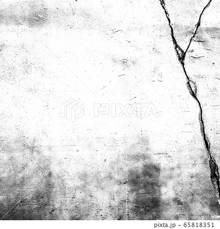 背景 壁 コンクリート ひび割れのイラスト素材 65818351 Pixta