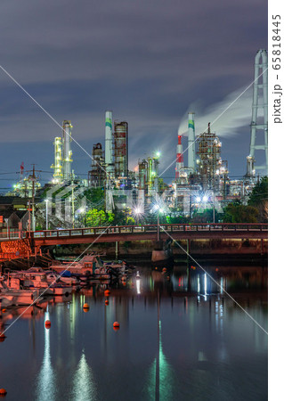 工場夜景　四日市市　【三重県】 65818445