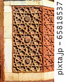 beautifully carving design on red sandstone of Buland Darwaza at Fatehpur Sikri Agra, 65818537