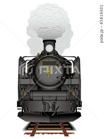 Steam Locomotive Image Stock Illustration