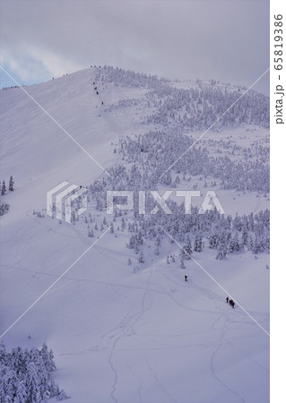 西大巓を登る登山者 65819386