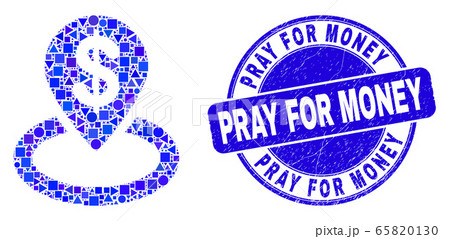 Blue Grunge Pray for Money Seal and Bank Location Mosaic Blue Grunge Pray for Money Seal and Bank Location Mosaic 65820130