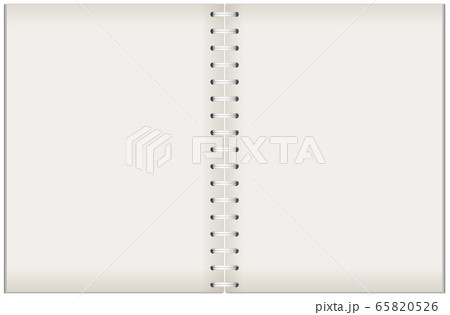 Blank notebook template background 65820526