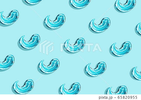 Gel sanitizer for hands in the form of a pattern. Disinfectant, hyaluronic acid, gel texture with bubbles. Gel sanitizer for hands in the form of a pattern. Disinfectant, hyaluronic acid, gel texture with bubbles. 65820955
