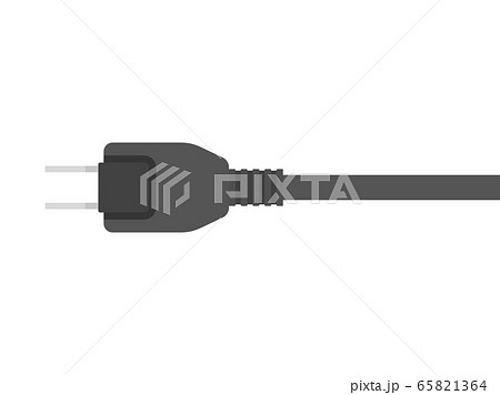 電源プラグのイラストのイラスト素材