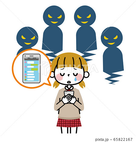 いじめ　SNS 65822167