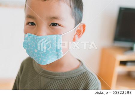 布マスク　こども  65822298