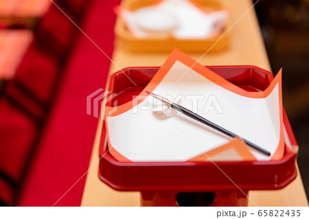 結婚式 挙式 和式 紅差し 結婚式 挙式 和式 紅差し 65822435