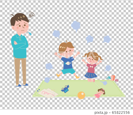 陷入困境的父親的插圖 65822556