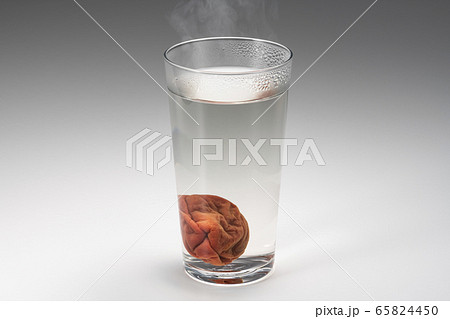 焼酎 お湯割り 梅干し 65824450