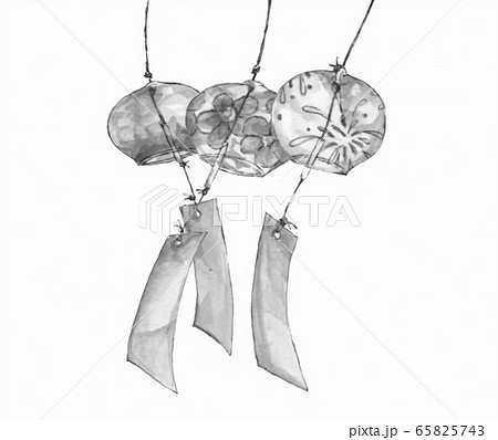 イラスト素材 風鈴のイラスト素材