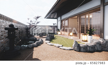 Japanese garden tropical exterior design japan 65827983