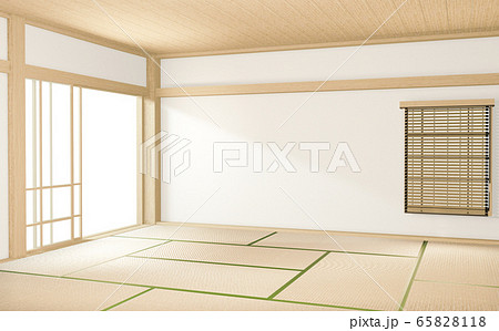 tropical style room interior, empty room japan tropical style room interior, empty room japan 65828118