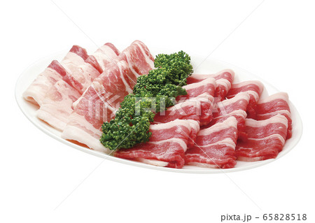 焼き肉セット_牛バラ肉+豚バラ肉06（パス付） 65828518