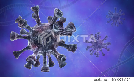 ウイルス 病原菌 病気 65831734
