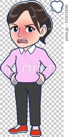 若い女性全身 若い女性全身 65833690