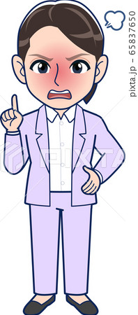 スーツを着た女性_全身 65837650