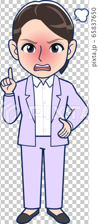 スーツを着た女性_全身 65837650