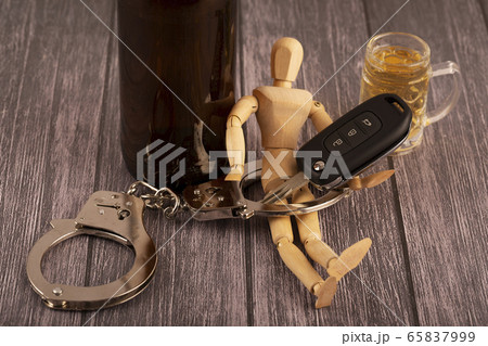 Close up of different glasses and bottles. drinking culture concept photo 096 65837999