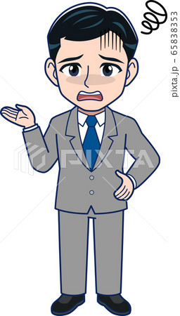 若手サラリーマン_全身 65838353