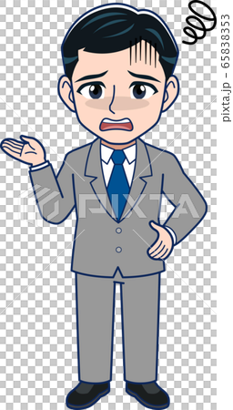 若手サラリーマン_全身 65838353