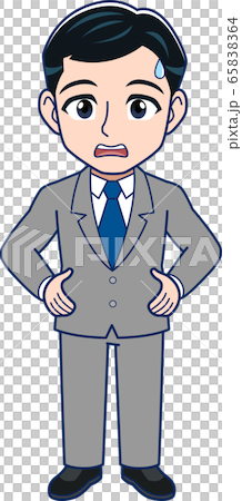 若手サラリーマン_全身 若手サラリーマン_全身 65838364
