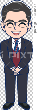 男性中層員工_全身 男性中層員工_全身 65838514