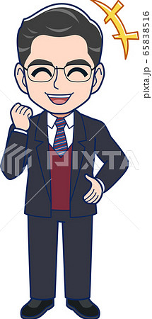 男性中堅社員_全身 男性中堅社員_全身 65838516
