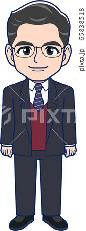 男性中堅社員_全身 男性中堅社員_全身 65838518