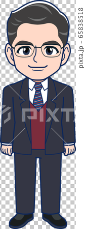 男性中堅社員_全身 男性中堅社員_全身 65838518