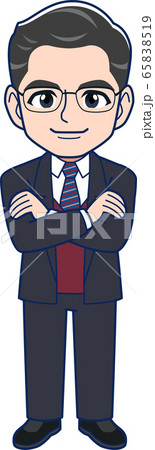 男性中堅社員_全身 男性中堅社員_全身 65838519