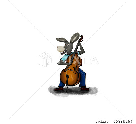 Donkey musician 65839264