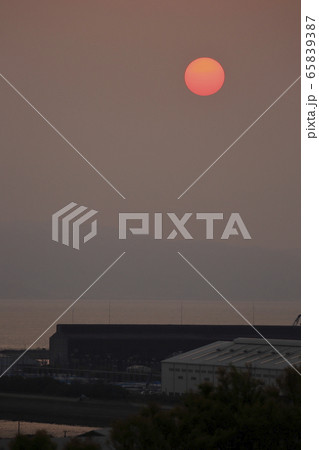 荒尾市 四山神社 夕景、 荒尾市 四山神社 夕景、 65839387