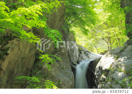 名瀑　一之釜　山梨市 65839712