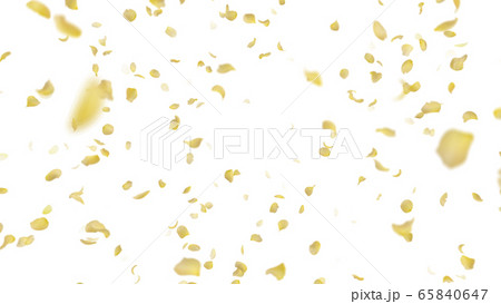 バラ 薔薇 花びら 舞う パーティクル 紙吹雪 紙ふぶき イラスト 背景 バックグラウンド 65840647