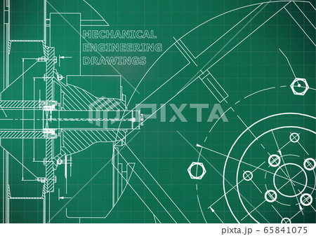 Blueprint. Corporate style. Instrument-making drawings Blueprint. Corporate style. Instrument-making drawings 65841075