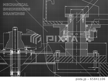 Blueprint. Corporate style. Instrument-making drawings Blueprint. Corporate style. Instrument-making drawings 65841106