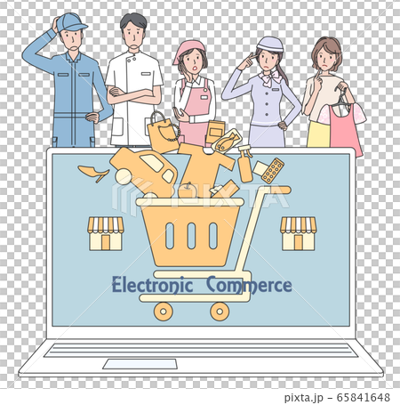 eコマースを考える小売店の人たち 65841648